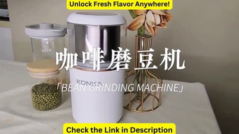 KONKA Mini Portable Spice Food Processor Electric Manual Coffee Bean Grinder Coffee Powder Grinder