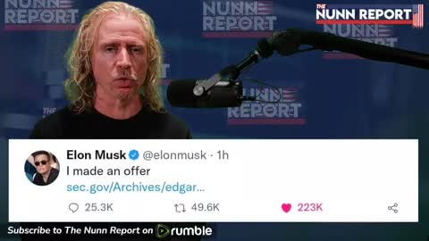 Flashback to April 2022 when Elon first made his offer to buy Twitter | The Nunn Report w/ Dan Nunn