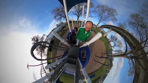 Blasian Babies Family Enjoy Elizabeth River Park's Outdoor Gym And Playground (GoPro Max)