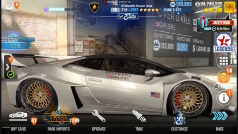 CSR2 LB Silhouette Huracan 6.408 Shift/Tune - Extra Fusions