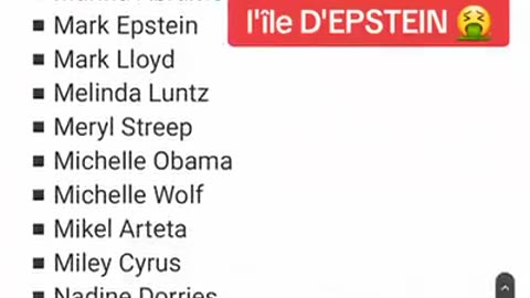 Epstein Client List