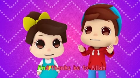 Alhamdulillah , Bismillah , InshaAllah | Islamic Series and Songs For Kids | Omar and Hana