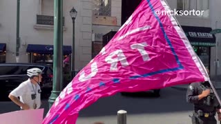 Trump Supporters Welcome Kamala Harris in Philly