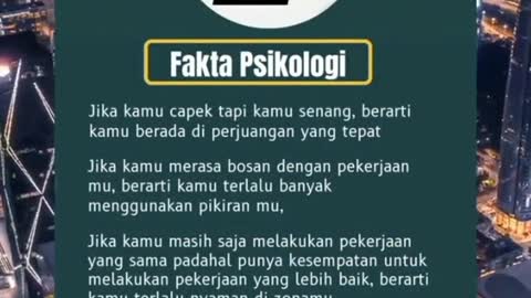 Fakta Psikologi