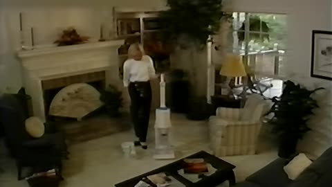 Circa 1990s - Capture Carpet Dry Cleaner Demonstration