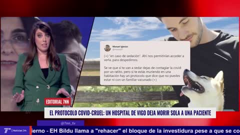 7 Noticias Los hospitales dejan morir sola a una paciente Plandemia covid 19 Coronavirus