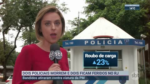 Dois policiais morrem e dois ficam feridos em operação no RJ | SBT Brasil (07/11/22)