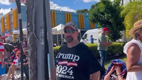 Hialeah Florida Crowd for Trump’s Speech Tonight 🔥🔥