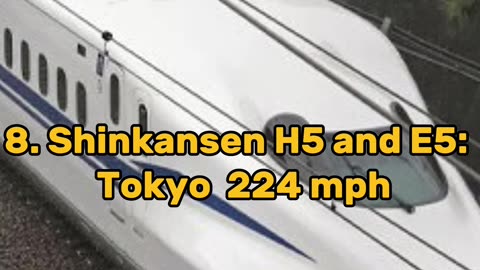 10 Most High Speed Train In The World