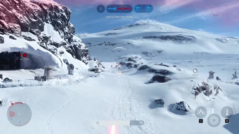 Star Wars Battlefront 2015: Skirmish Walker Assault Outpost Beta Hoth (Empire) Gameplay