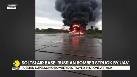 Ukraine drone strike reportedly destroys Russian flagship supersonic bomber | Latest News | WION