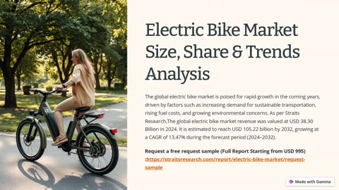 Electric Bike Market Size, Share & Trends Analysis Report