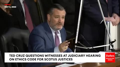 'Do You Think Ruth Bader Ginsburg Was Corrupt?': Ted Cruz Grills Witness At Hearing On Supreme Court