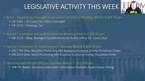 Freedom Principle MO - Legislative Update March 4, 2024