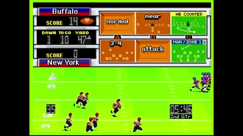 Madden92 (Sega Genesis) Buffalo vs New York Part2