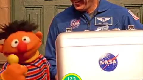 NASA Astronaut Returns Sesame Street Mementos Flown on Orion Spacecraft (Ernie's Rubber Ducky)