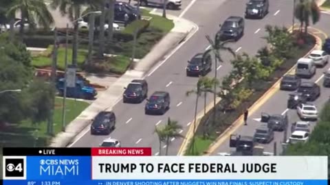 Trump is now headed to Miami federal court