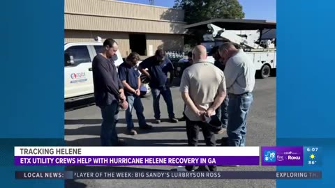 Cherokee County Electric Cooperative crews travel to Georgia to aid hurricane relief