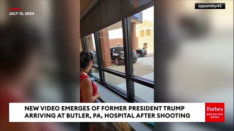 BREAKING: Video Emerges Of Trump Arriving At Hospital After Shooting—And The Waiting Room Is Shocked