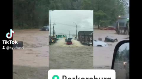 Parkersburg West Virginia flood summer of 2023