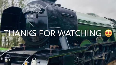 Flying Scotsman today on its way to York railway museum #flyingscotsman