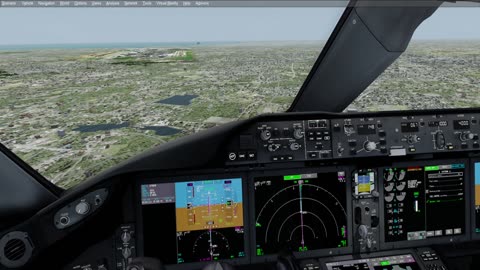 Singapore WSSS - Jakarta WIII - Jakarta Approach Landing Condor IVAO 787-9 P3D