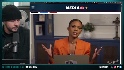 Candace Owens SUSPENDED, BANNED From YT Partner Program Over Interview With Kanye