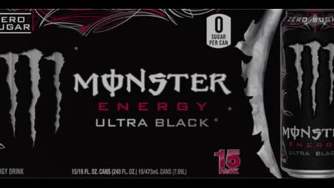 Monster Energy Ultra Black, Sugar Free Energy Drink, 16 Ounce (Pack of 15)