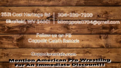 Coppola's Cabin Rentals - APW TV Sponsor