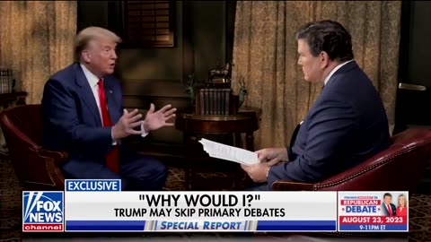 Trump about pre primaries & pre elections candidates' political debates