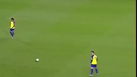 Ronaldo free kick at al nasar