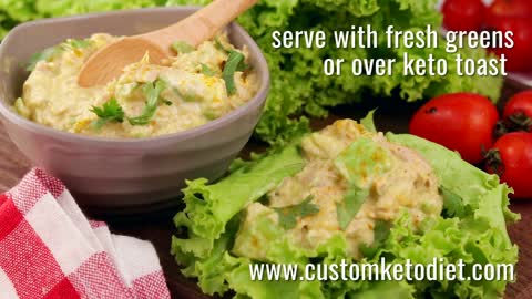 Best Curry Spiked Tuna and Avocado Salad for Keto Diets