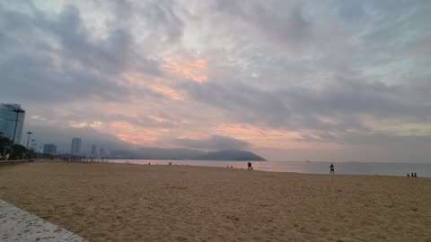 Sunrise in Quy Nhon, Vietnam