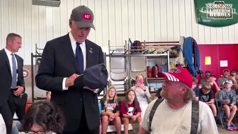 Biden Wears a MAGA Hat and Told Everyone Not to Eat Cats and Dogs