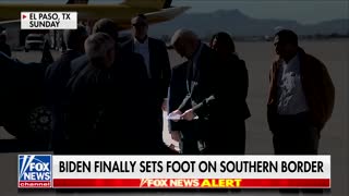 Biden Finally Sets Foot on Southern Border...Kinda