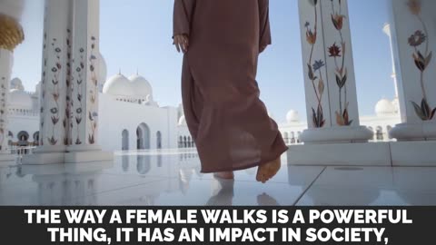 HOW MUSLIM GIRLS SHOULD WALK & TALK WITH MEN! -