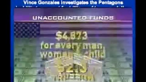 Rumsfeld reports Pentagon's missing 2.3 trillion dollars day before 9_11