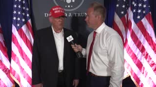 Trump Rally in Texas: President Trump interviews with RSBN