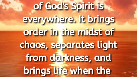 Ruach, the Spirit of God