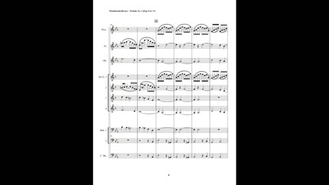 Felix Mendelssohn – Prelude in C Minor, Op. 37 (Woodwind Choir)