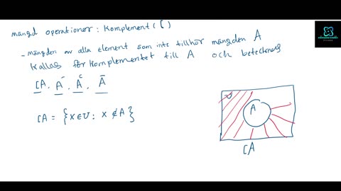 Mängd Operationer-- Komplement till en Mängd: Part 10