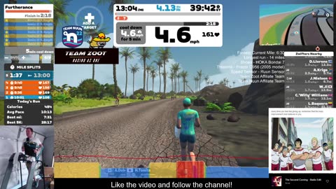 FBT Pain Cave - Zwift - Intervals on the Treadmill