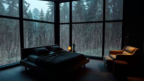 Rain in the Forest and Piano Music - Perfect Relaxation for a Good Night's Sleep