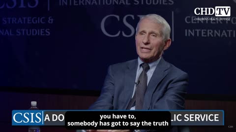 Fauci on Truth: 'I Think You Just Need to Speak Up'