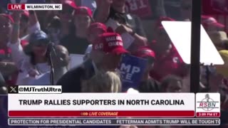 Trumps Granddaughter ‘Carolina’ takes the stage NC ❤️❤️