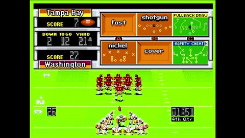 Madden92 (Sega Genesis) Tampa Bay vs Washington Part4