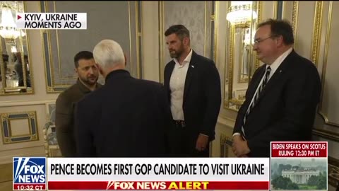 Another Deep State team member visits Ukraine & Zelensky: This time it is Mike Pence