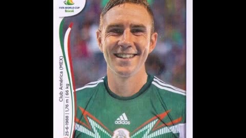 PANINI STICKERS MEXICO TEAM WORLD CUP 2014