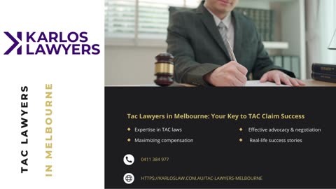 Tac Lawyers in Melbourne: Expert Legal Advocates for TAC Claims