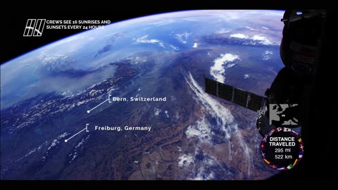 Europe from Space in 4K #space#nature